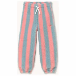Hot Tinycottons Jogger Façon Sherpa Rayé | Rose