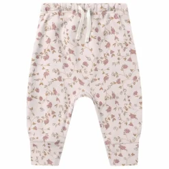 Enfant Quincy Mae Pantalons Jeggings|Leggings, Pantalons|Jogger Fleuri Coton Bio | Lilas