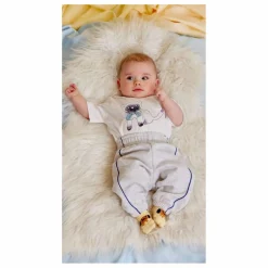 Enfant Mini Rodini Jogger Liseré Coton Bio |