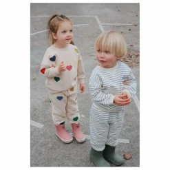 Enfant Konges Sløjd Leggings, Pantalons|Pantalons Jeggings|Jogger Lou Cœurs Coton Bio |