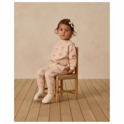 Quincy Mae Jogger Nœuds Coton Bio | Saumon