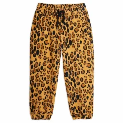 Enfant Mini Rodini Leggings, Pantalons|Pantalons Jeggings|Jogging Leopard Polyester Recyclé |