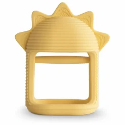 Mushie Jouet de dentition en silicone | Jaune Clearance