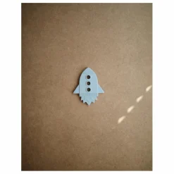 Discount Mushie Jouet de dentition Fusée en silicone | Bleu