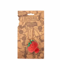 Oli & Carol Hochets Et Anneaux De Dentition|Puériculture|Jouet de dentition Sweetie la fraise