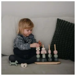 Hot Mushie Jouet de formes à empiler | Bleu