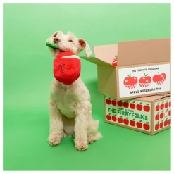 The Furry Folks Jouet de fouille Apple | Rouge
