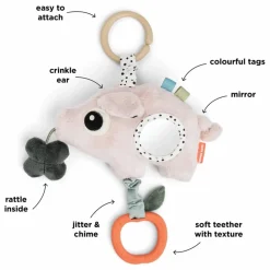 Done by deer Jouet sensoriel Pigee | Rose pâle Best