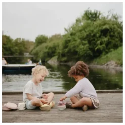 Outlet Mushie Jouets pour le bain Bateaux - Set de 5 | Rose