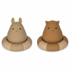 Konges Sløjd Jouets D'Éveil|Jouets D'Éveil|Jouets pour le bain en silicone - Set de 2 |