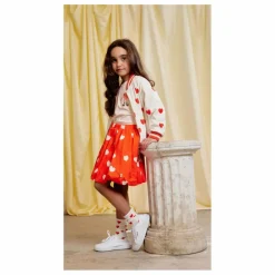 Enfant Mini Rodini Jupe Ballon Cœurs Coton Bio |