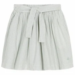 Enfant Petit Bateau Jupe Boncap Popeline Coton Bio |