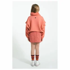 Piupiuchick Jupe Boutons Fleurie | Corail New