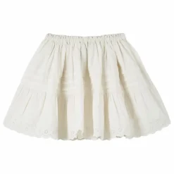 Best Emile et Ida Jupe Broderie Anglaise | Blanc