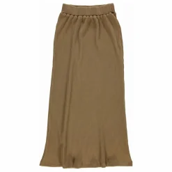 Outlet Poudre Organic Jupe Cosmos Côtelée - Collection Femme | Noisette