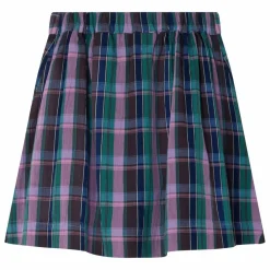 Bonpoint Jupe Esterina Carreaux Coton Bio | Violet Outlet