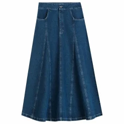 Bobo Choses Jupe Flare Denim - Collection Femme | Bleu Hot