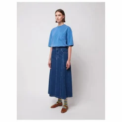 Bobo Choses Jupe Flare Denim - Collection Femme | Bleu Hot