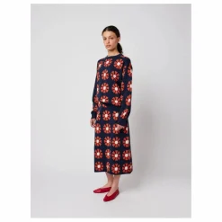 Femme Bobo Choses Jupes, Shorts|Jupe Flower Jacquard Coton Bio - Collection Femme |