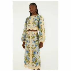 Clearance Farm Rio Jupe Garden Lin | Sable