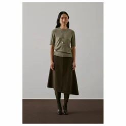 Soeur Jupe Genève Laine | Brun kaki New