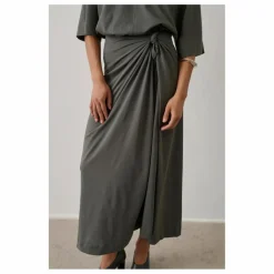 Soeur Jupe Goa Coton | Gris ardoise Outlet