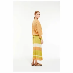 Femme Mapoésie Jupes, Shorts|Jupe Lisa Jaspe Mérinos et Lin |