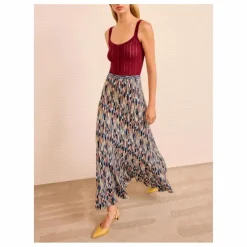 Discount Ulla Johnson Jupe Maille Marceline | Bleu
