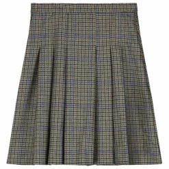 Tangerine Jupe Midi Carreaux Laine | Gris Discount