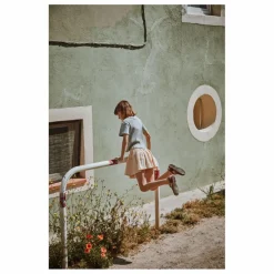 Poudre Organic Jupe Myosotis Double Gaze de Coton Bio | Rose poudré New