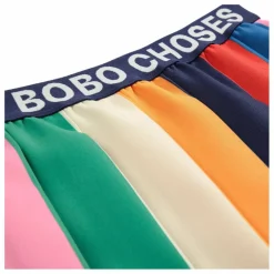 Bobo Choses Jupe Plissée Rayée | Bleu marine New