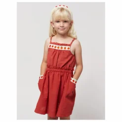 Hot Bobo Choses Jupe Poches Brodées Tomates | Rouge