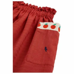 Hot Bobo Choses Jupe Poches Brodées Tomates | Rouge