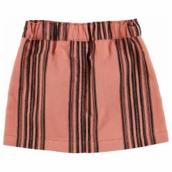 Best Piupiuchick Jupe Rayée Coton Bio | Rose