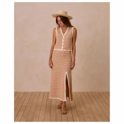 Femme Rylee + Cru Jupe Rayure Maille |