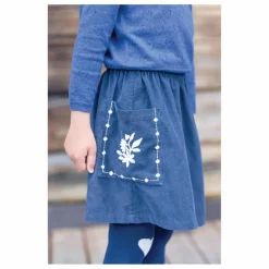 Outlet Bonton Jupe Ruche | Bleu marine