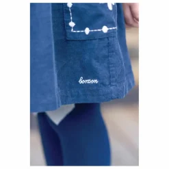 Outlet Bonton Jupe Ruche | Bleu marine