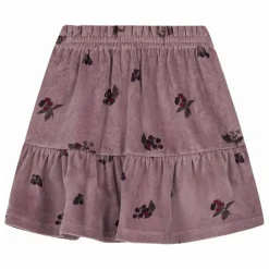 Enfant Studio Bohème Jupe Samba Mûres Velours Coton Bio |