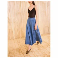 Femme Ulla Johnson Jupes, Shorts|Jupe The Uma Denim |