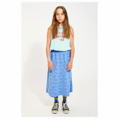 Piupiuchick Jupe Tiger Coton Bio | Bleu Hot