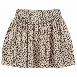 Enfant Piupiuchick Jupes, Shorts|Jupes, Shorts|Jupe Volants Léopard Eponge Coton Bio |