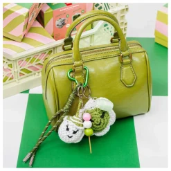 New La Petite Épicerie Kit de charms en crochet - Matcha Club Multicolore