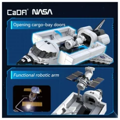 Homme Cada Kit de construction - NASA Navette spatiale Discovery - 475 pièces