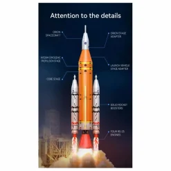 Homme Cada Kit de construction - NASA Fusée Artemis SLS - 659 pièces
