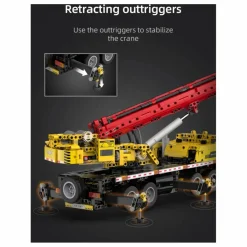 Cada Kit de construction Camion grue multifonction - 1 831 pièces Multicolore