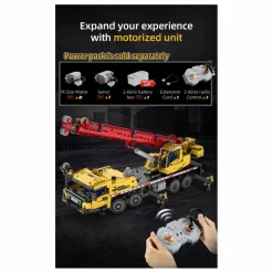 Cada Kit de construction Camion grue multifonction - 1 831 pièces Multicolore