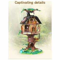 Cada Kit de construction L'arbre librairie - 1 808 pièces Multicolore Clearance