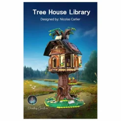 Cada Kit de construction L'arbre librairie - 1 808 pièces Multicolore Clearance