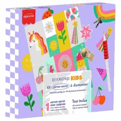 Hot La Petite Épicerie Kit de Diamond painting enfant - Carnet secret Multicolore