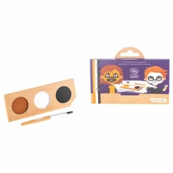 Namaki Déguisements|Kit de maquillage 3 fards Citrouille & Squelette |